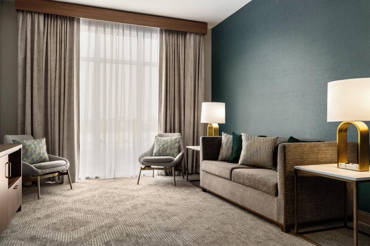 Suite, 1 Schlafzimmer | Allergikerbettwaren, Schreibtisch, laptopgeeigneter Arbeitsplatz
