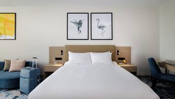 Literie de qualité supérieure, surmatelas, minibar