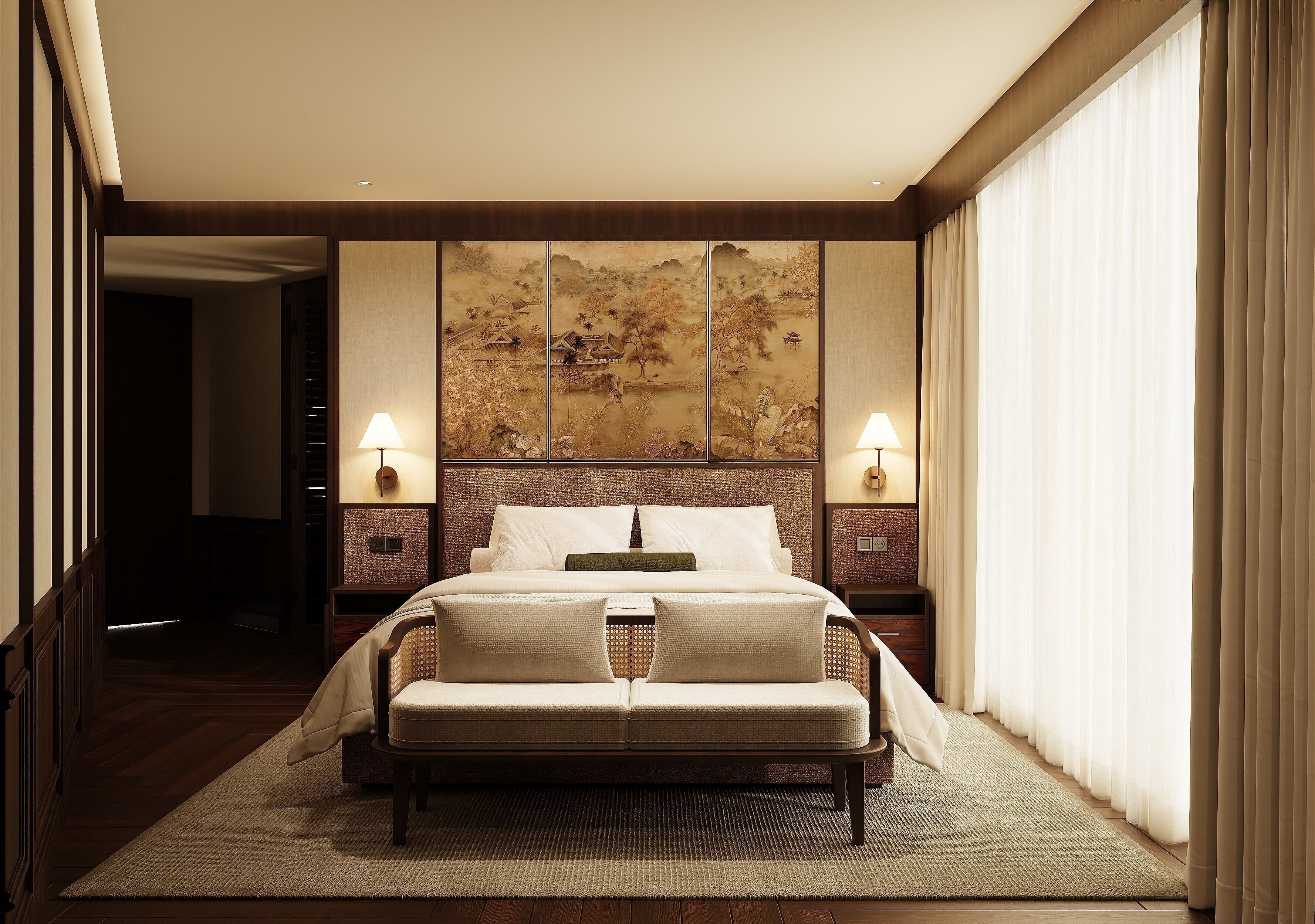 套房, 1 張特大雙人床 | 迷你吧、客房內保險箱、書桌、熨斗/熨衣板