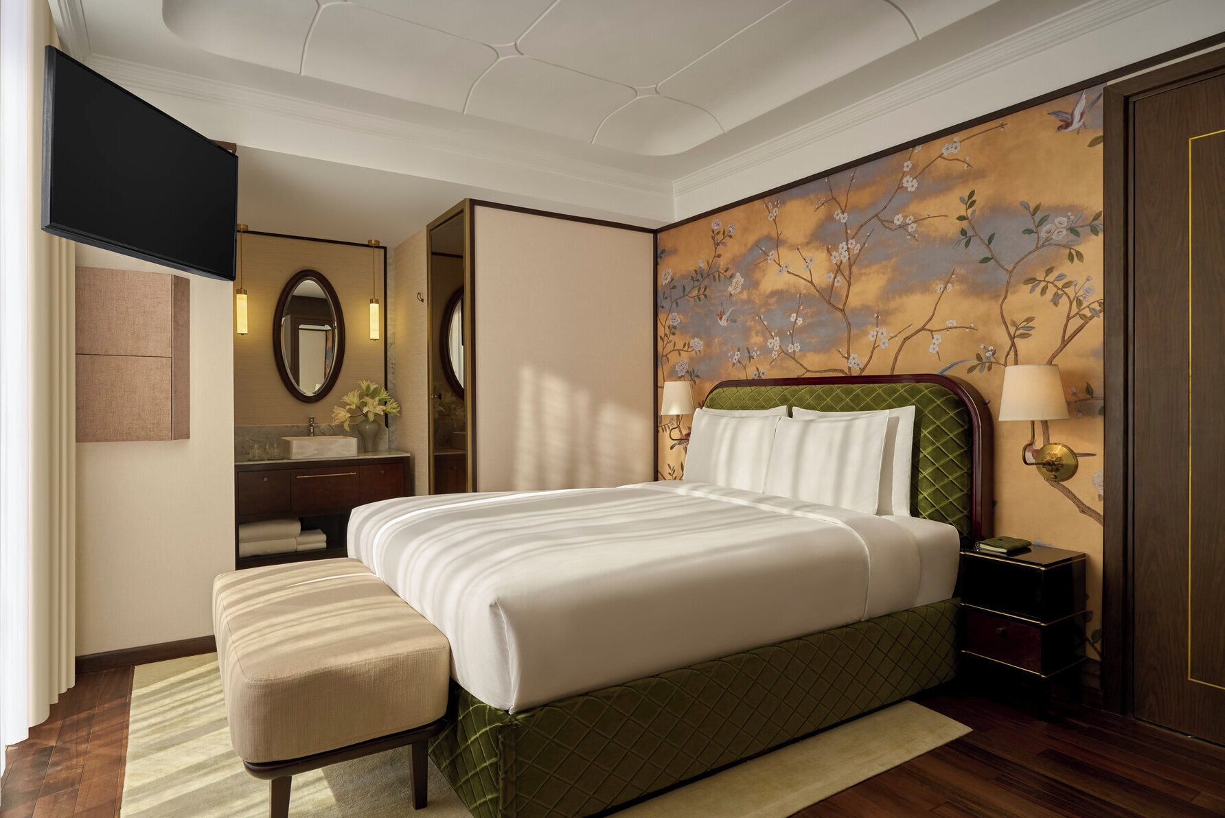 Habitación Premium, 1 cama de matrimonio, bañera | Ropa de cama de alta calidad, colchones con acolchado adicional, minibar