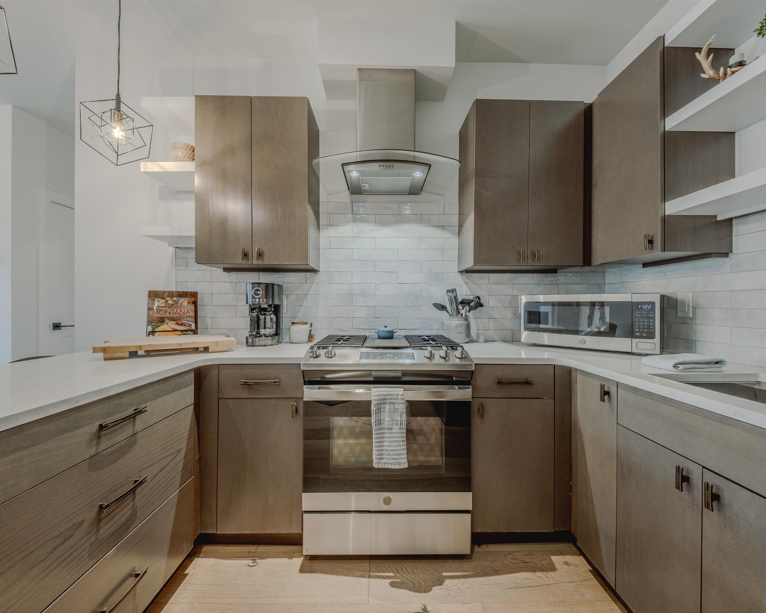 公寓式客房, 多张床, 阳台, 山景 (Whitefish Loft) | 私人厨房