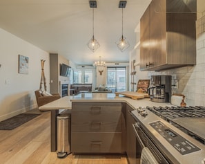Condo, Multiple Beds, Balcony, Mountain View (Whitefish Loft) | Private kitchen - Whitefish Loft, Downtown Condo for 6 (Whitefish)