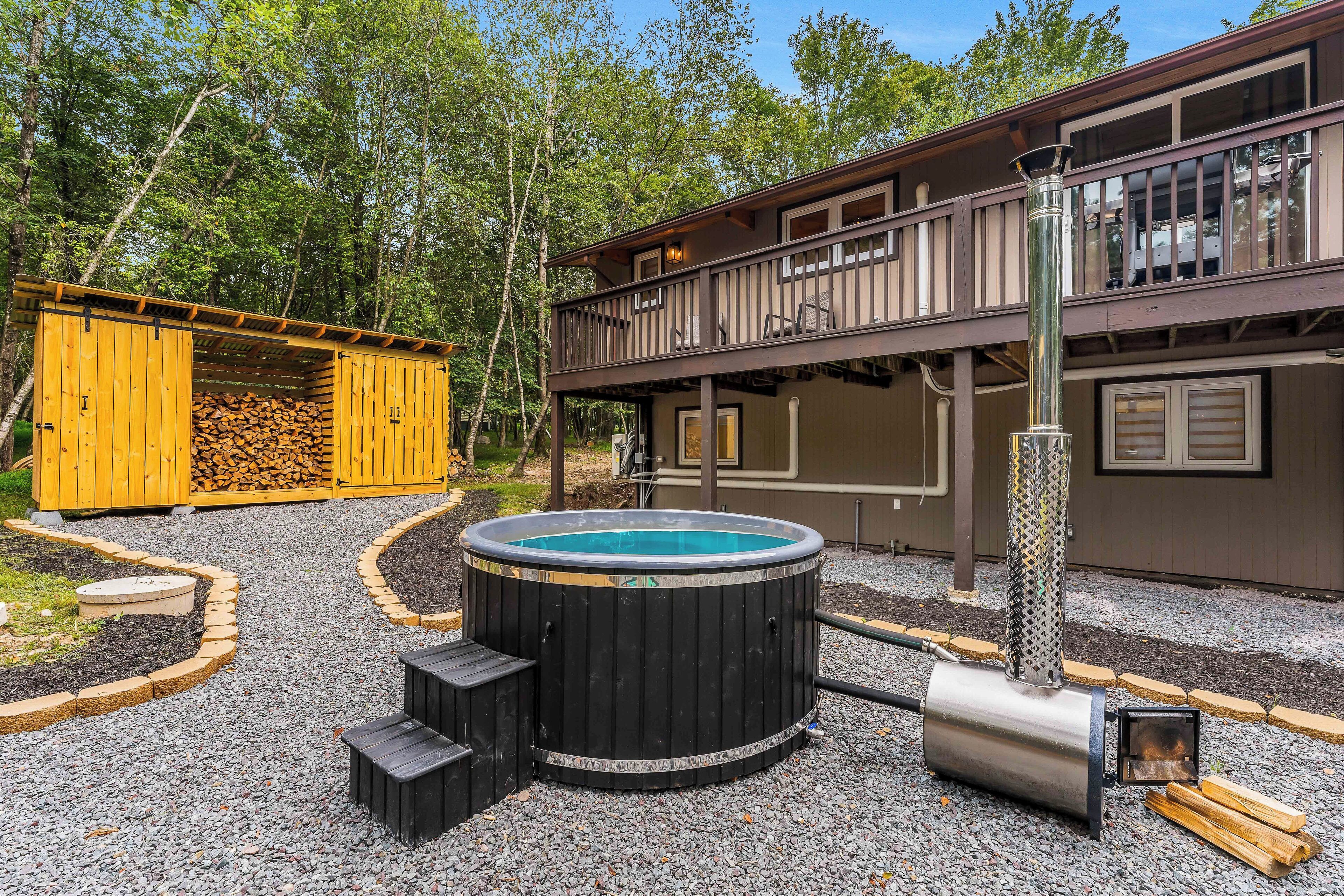 Bain à remous extérieur