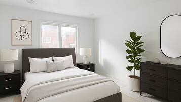 1 bedroom, iron/ironing board, Internet, bed sheets