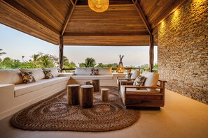 Suite Luxury, lanai, vista giardino | Vista dalla camera