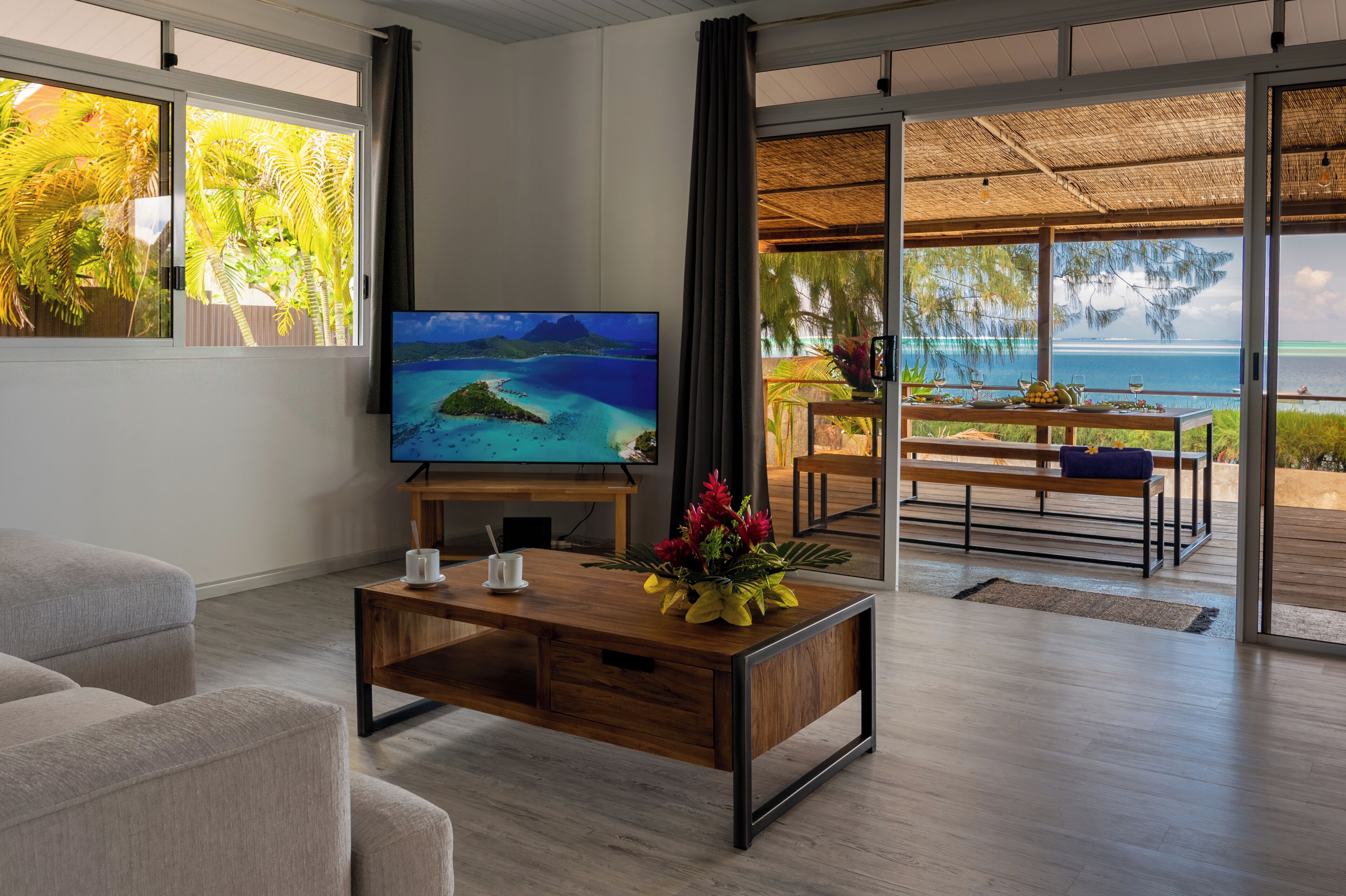 ハウス ビーチビュー | リビング エリア