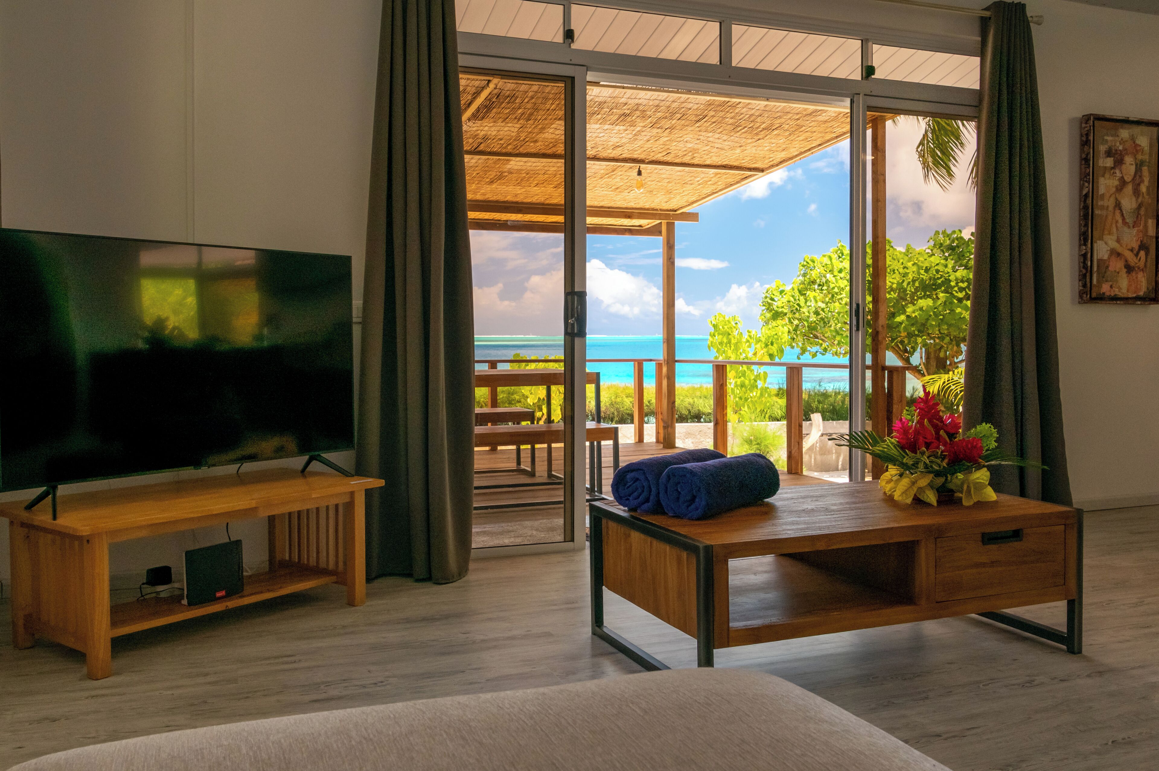 ハウス ビーチビュー | リビング エリア