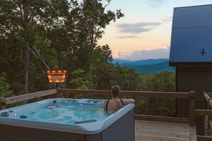 Outdoor spa tub - Blue Ridge Views | Luxury Mountain Retreat (Blue Ridge)