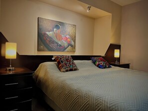 Suíte família, 2 quartos, vista para a piscina | Wi-Fi de cortesia