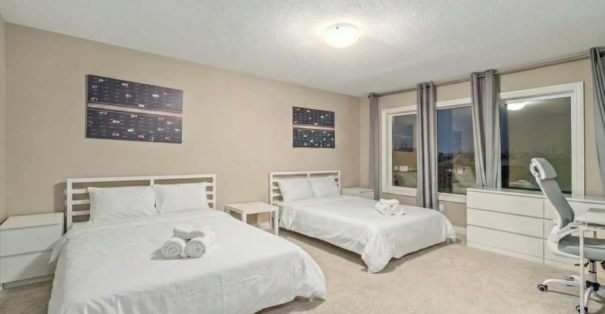 4 bedrooms, iron/ironing board, travel crib, WiFi