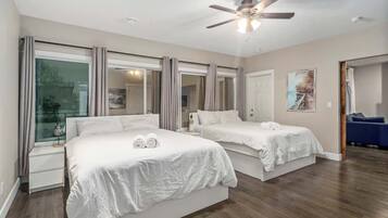 Iron/ironing board, travel crib, WiFi, bed sheets