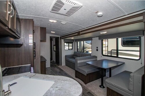 Moosepoint Travel trailer Rental, Picturesque Maine Mountains
