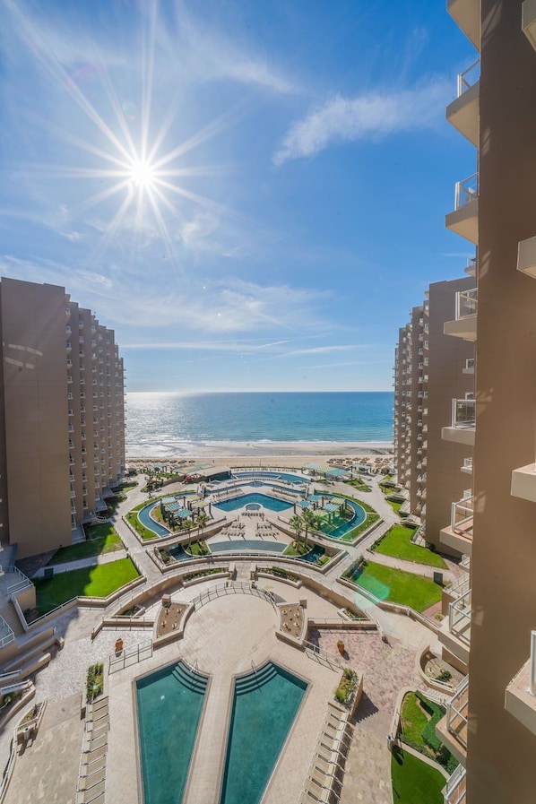 Balcony view - Las Palomas 4BR 4BA Suite 901 Cortez (Puerto Peñasco)
