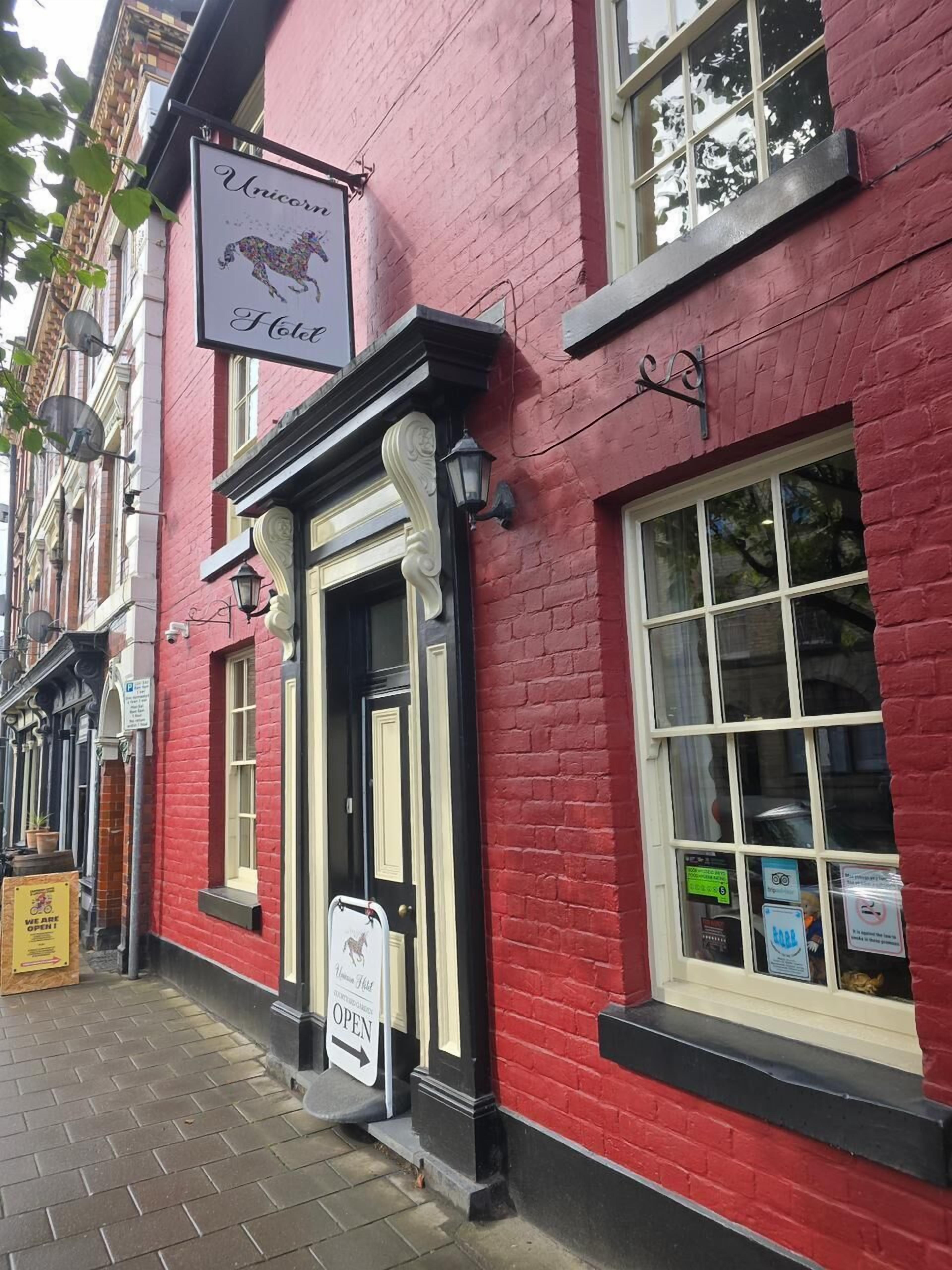 Façade de l’hébergement