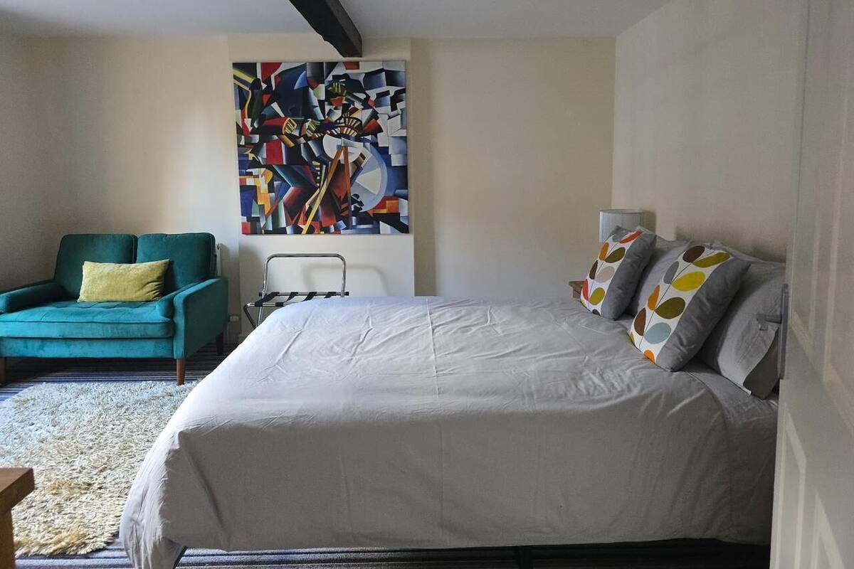 Family Quadruple Room | Premium bedding, down duvets, desk, laptop workspace