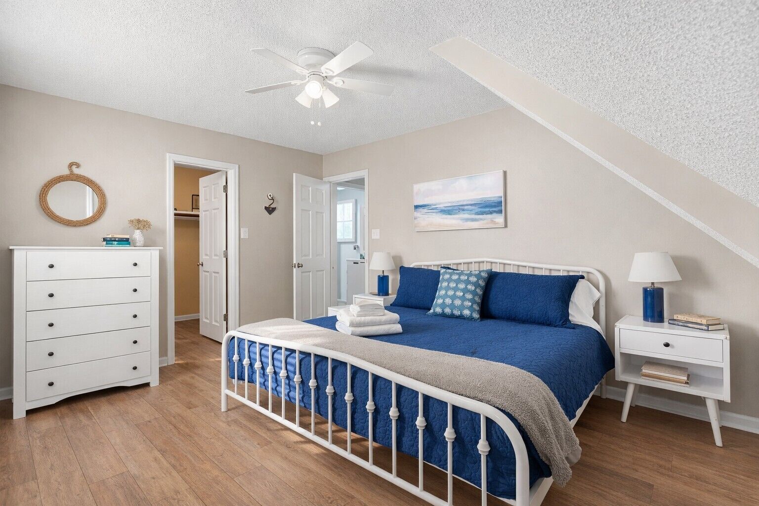 3 bedrooms, iron/ironing board, travel crib, free WiFi