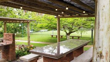 Opções para refeição ao ar livre