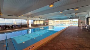 Indoor pool, outdoor pool - Luxury Renovated Beach & Lake Retreat ◇ Pinnacle Paradise Between the Shores (Panama City Beach)