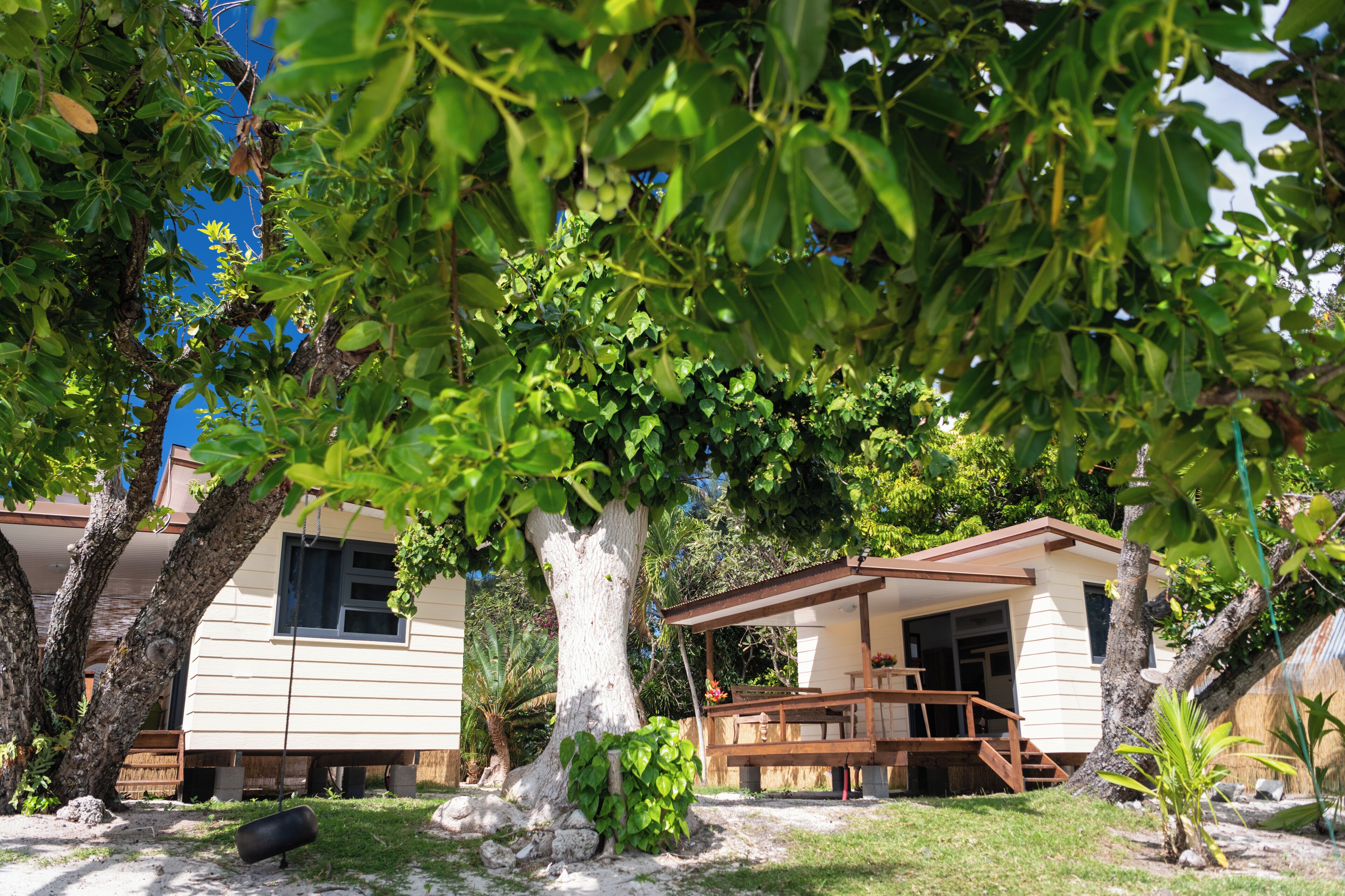Bungalow, sân hiên, quang cảnh biển | Hiên