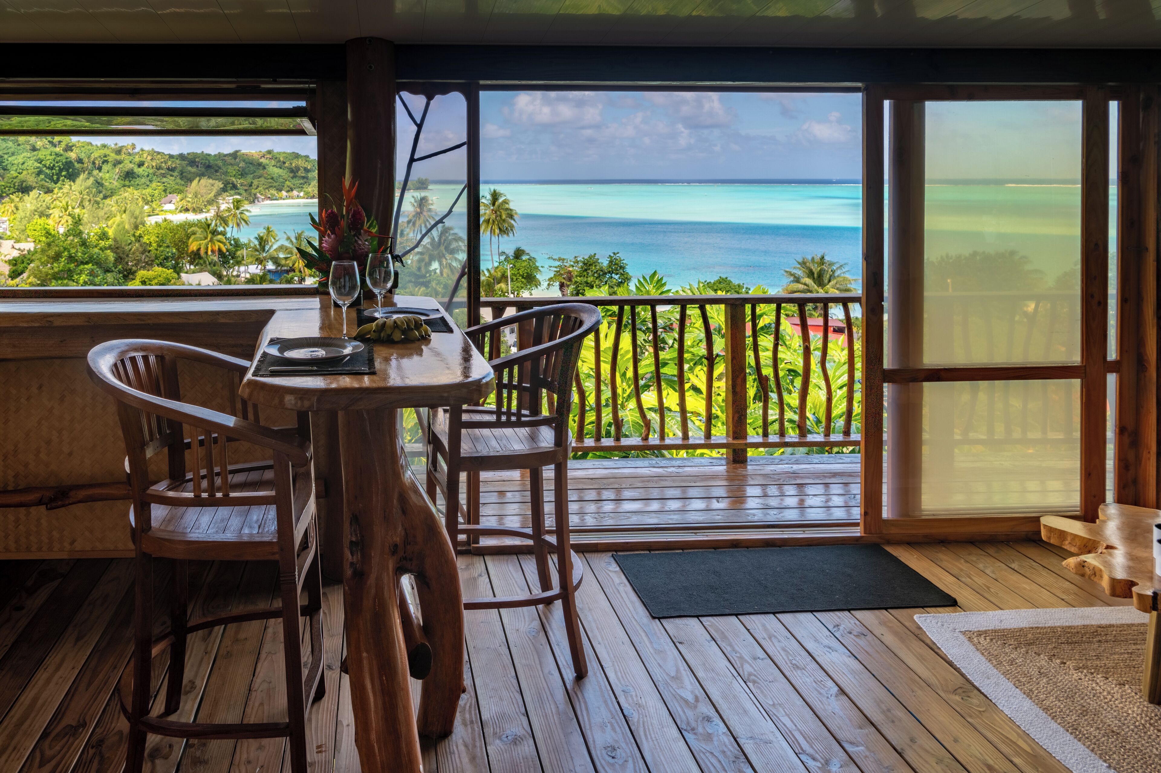 Maison, patio, vue sur la mer | Aire de séjour