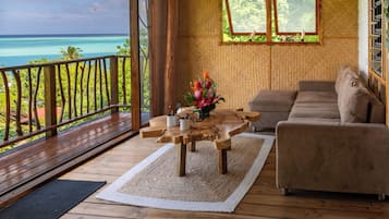 Rumah, patio, pemandangan laut | Area keluarga