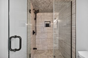 Hair dryer, towels, soap, toilet paper - The Millertime Den (Brantford)