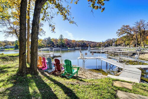 Private Beach! Lakefront Cabin in Panora
