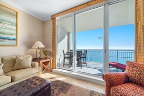 TV - Indigo 1703E | Heated Pool | Beachfront | My Beach Getaways (Pensacola)