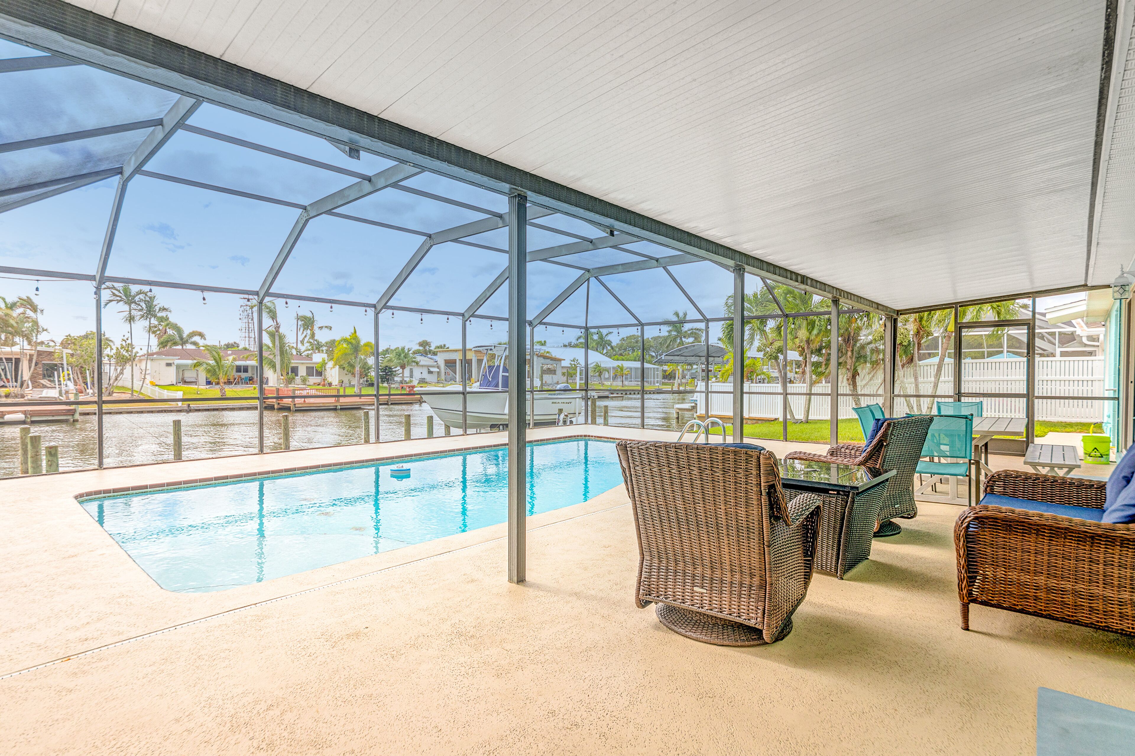 Indoor pool, a heated pool