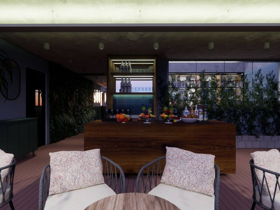 Bar (in der Unterkunft)