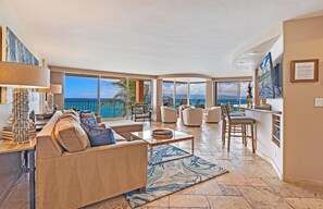 Smart TV, ping pong, stereo - Spectacular ocean views at Spacious 2-BR AC Pool- Royal Kahana 610 (Lahaina)