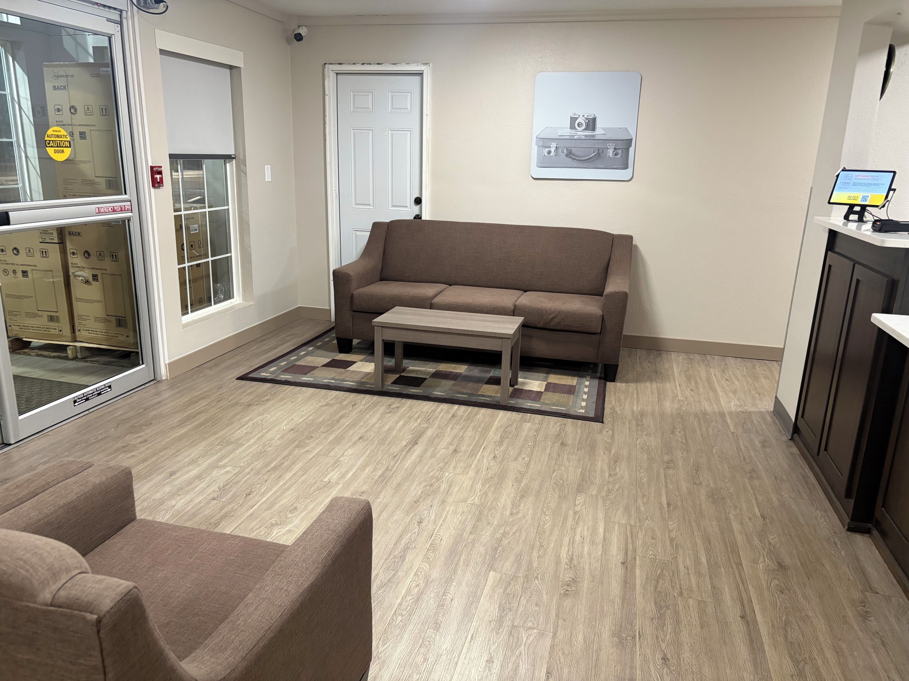 Lobby sitting area
