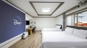 Family Twin Room | Free WiFi - Top Island Hotel (Jeju City)
