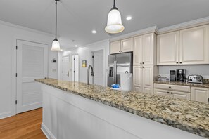 Coffee/tea maker, fridge, microwave, oven - Summer House 104 - Walkout to Ocean! Beach! (Isle of Palms)