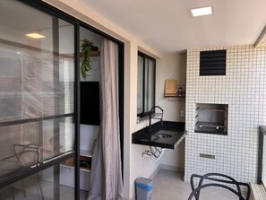 Interior - Apartment across from the beach for millionaires. (Ilhéus)