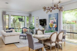 Interior - Modern French-Style Home w/ Loft, Patio & Bikes Included - The Watson (Austin)