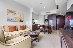 Apartment, 2 Bedrooms, City View | Living area | Smart TV, Netflix, streaming services - Isoria by Kozystay - Pondok Indah (Jakarta)