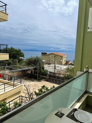 Balcony view - Oscar apartments Drymades (Dhërmi)