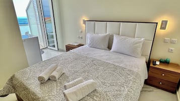 Phòng đôi phong cách cổ điển, ban công, quang cảnh biển | Phòng cách âm, bàn ủi/dụng cụ ủi quần áo