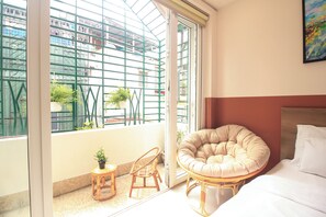 Studiosuite, 1 Queen-Bett, Balkon | Balkon