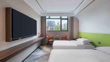 Habitación Confort con 2 camas individuales, vistas a la ciudad | Wifi gratis