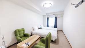 Economy Twin Room | Blackout curtains, iron/ironing board, free WiFi - Ayanishiki Osaka Nishikujo STAY (Osaka)