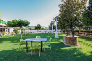 Uitzicht vanuit accommodatie