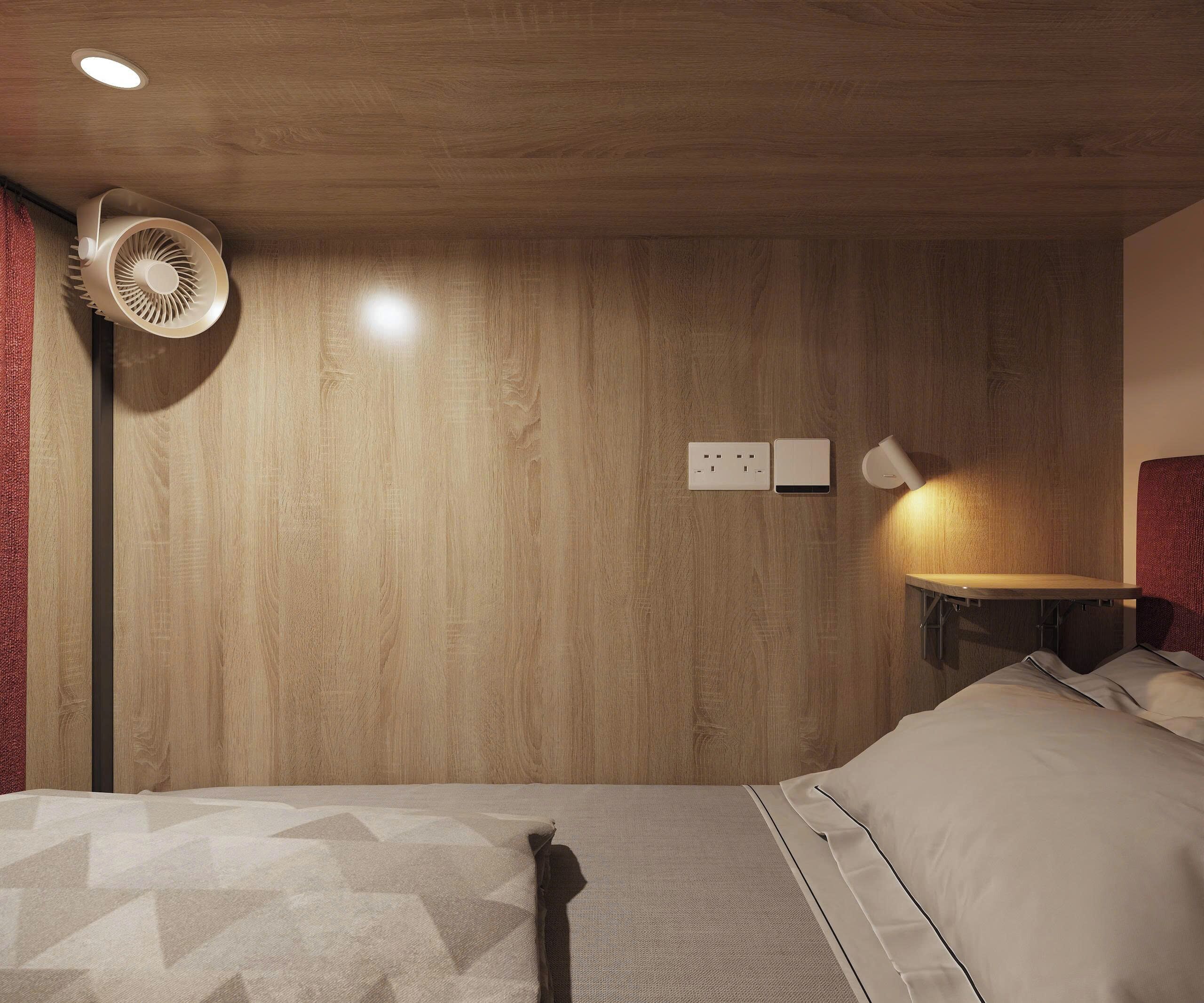 Dormitório compartilhado (Bed in 6-Bed) | Roupas de cama antialérgicas, escrivaninha