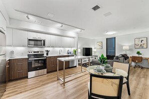 Apartment, 1 Bedroom | Living area - Furnished Apts near Harvard Stadium (Boston)