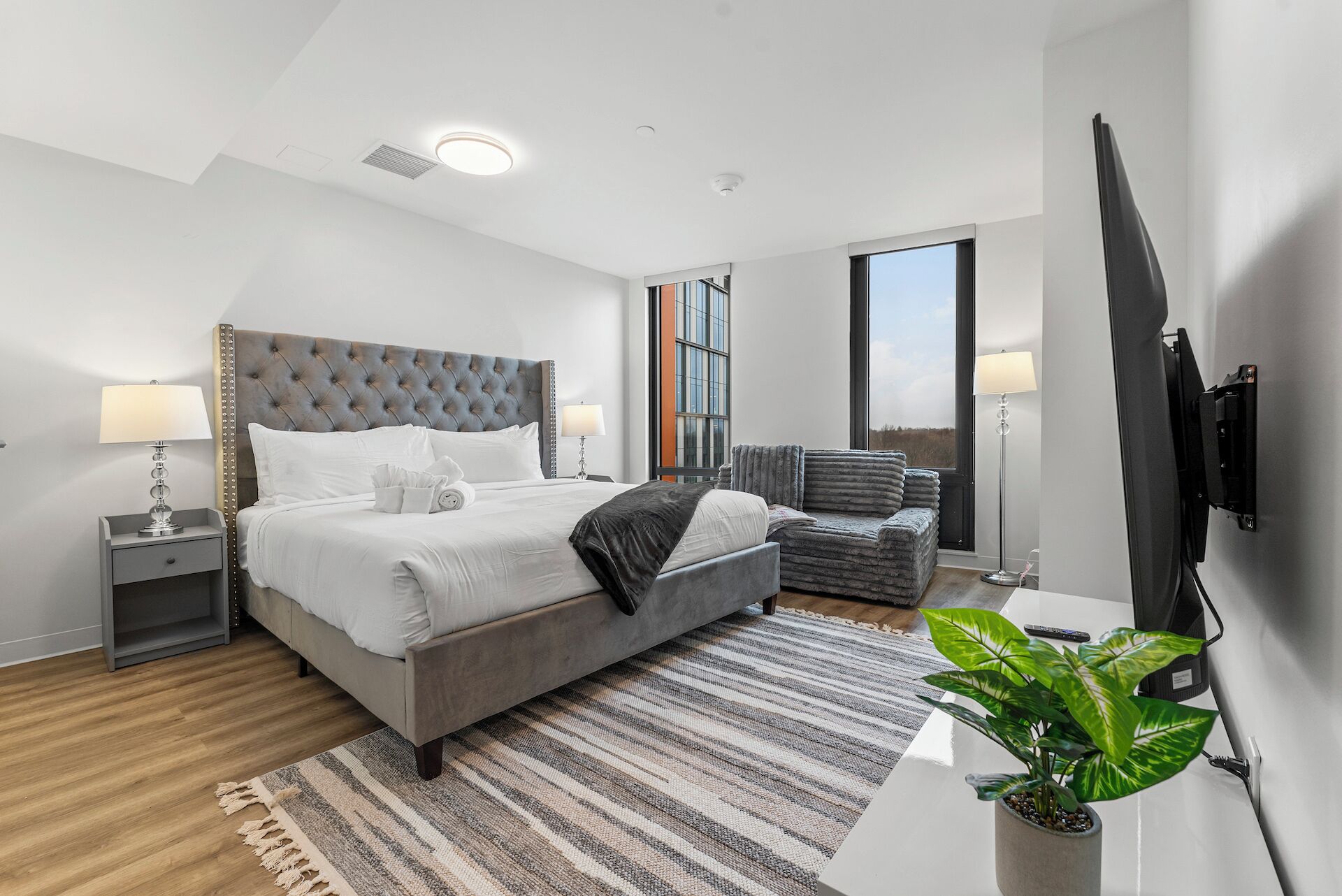 Departamento, 1 cama King size | Vista frontal de la propiedad