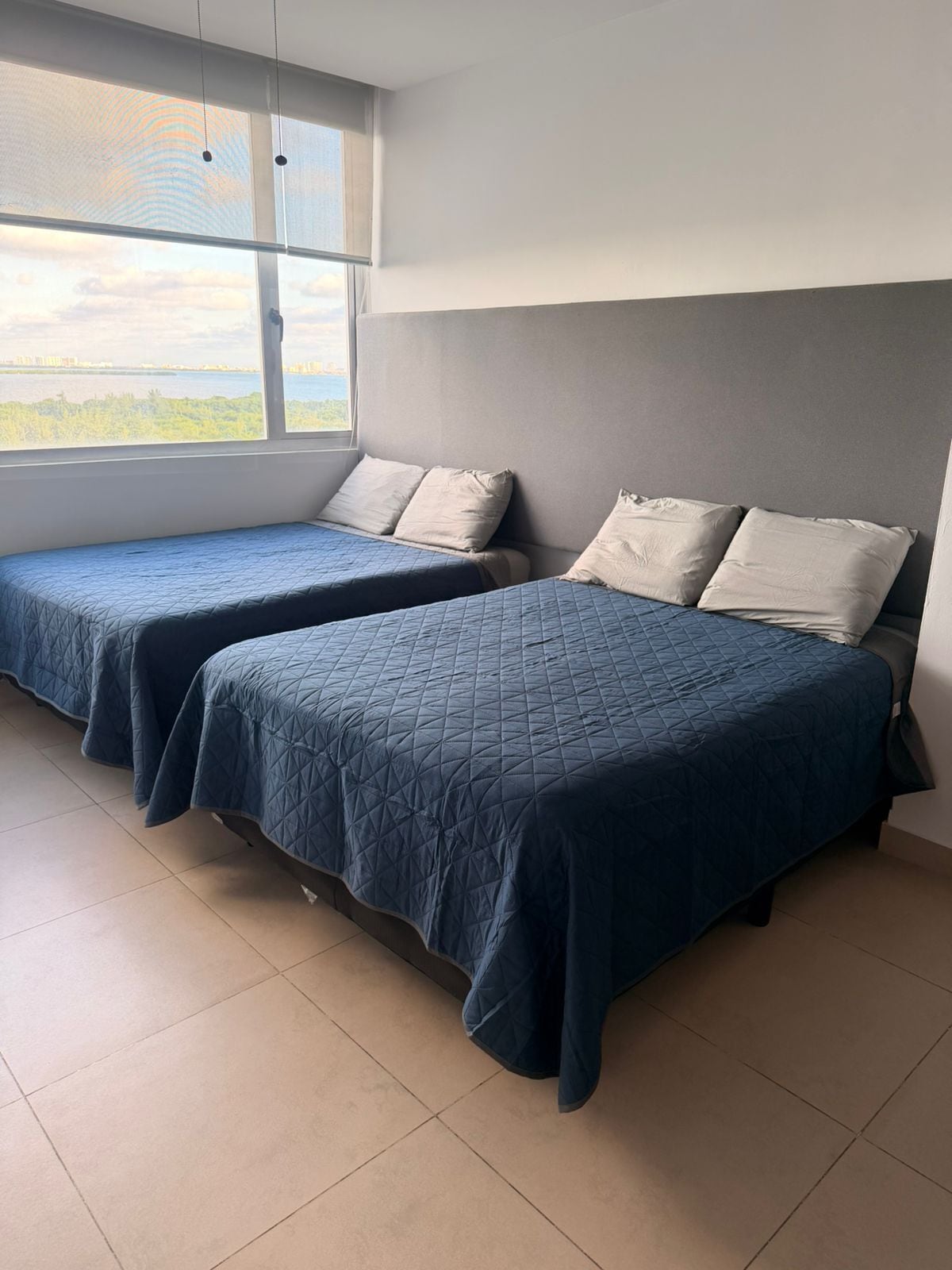 Departamento de lujo, balcón, vista a la laguna | Ropa de cama de alta calidad, edredón, muebles diferentes y wifi gratis 