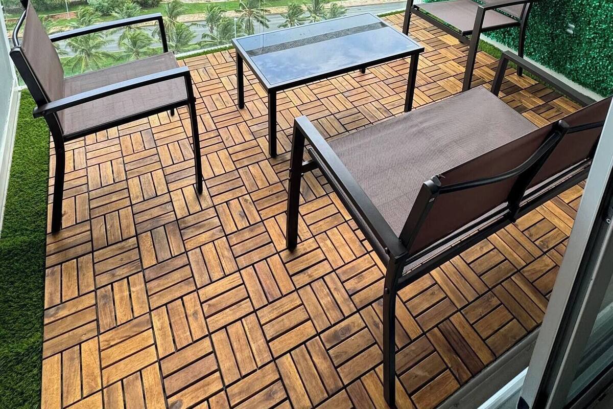 Appartement Luxe, balcon, vue lagon | Terrasse/Patio