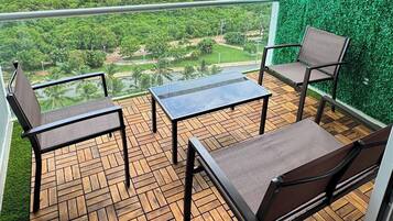 Luxury Apartment, Balcony, Lagoon View | Terrace/patio