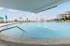 Una piscina riscaldata